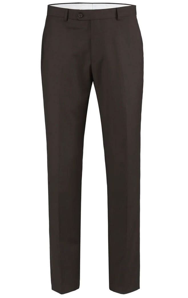 Raphael Men's Classic Fit Dark Brown Two Button Suit
