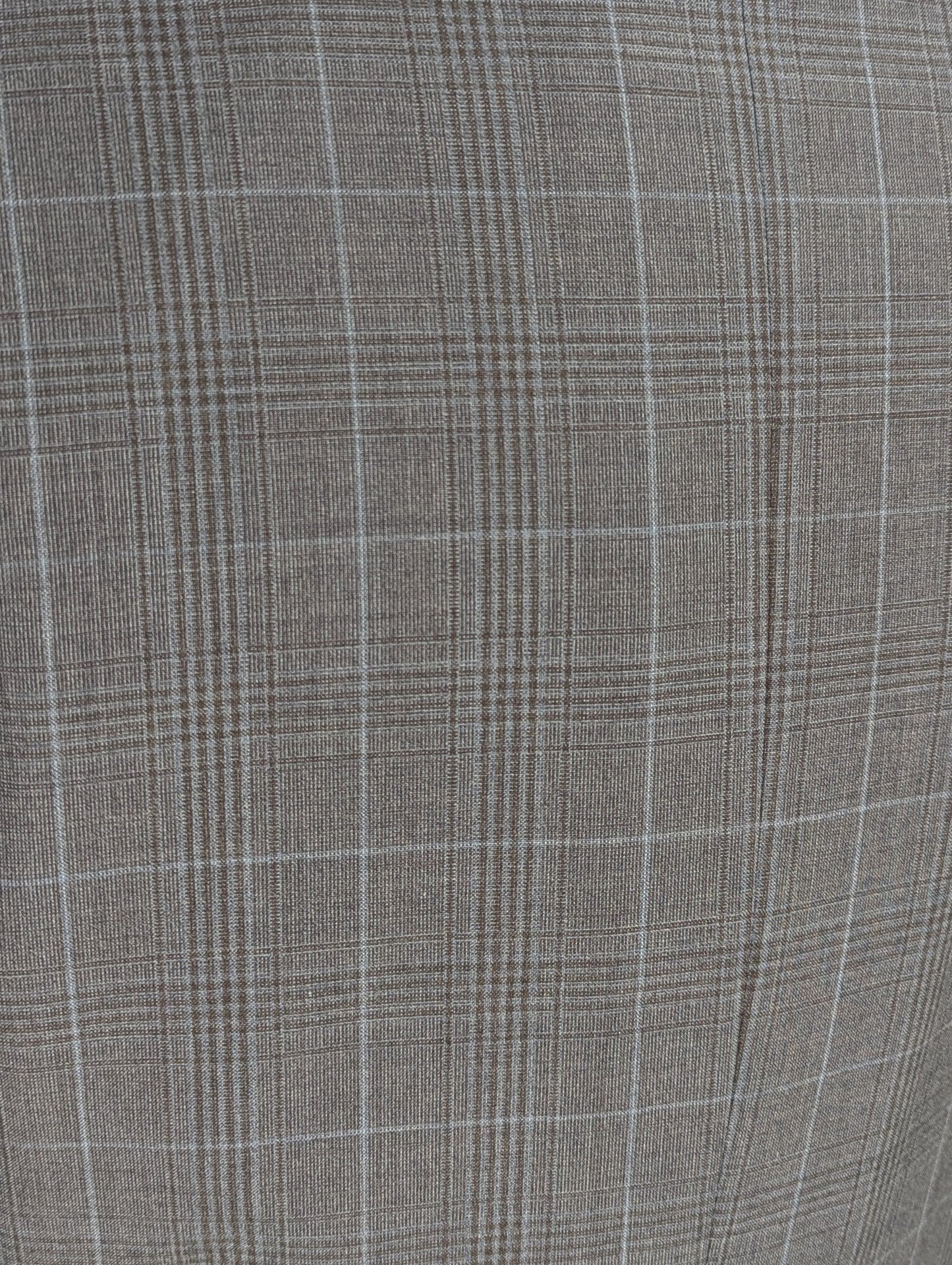 Canali Gray Glen Plaid 100% Wool Suit 40R