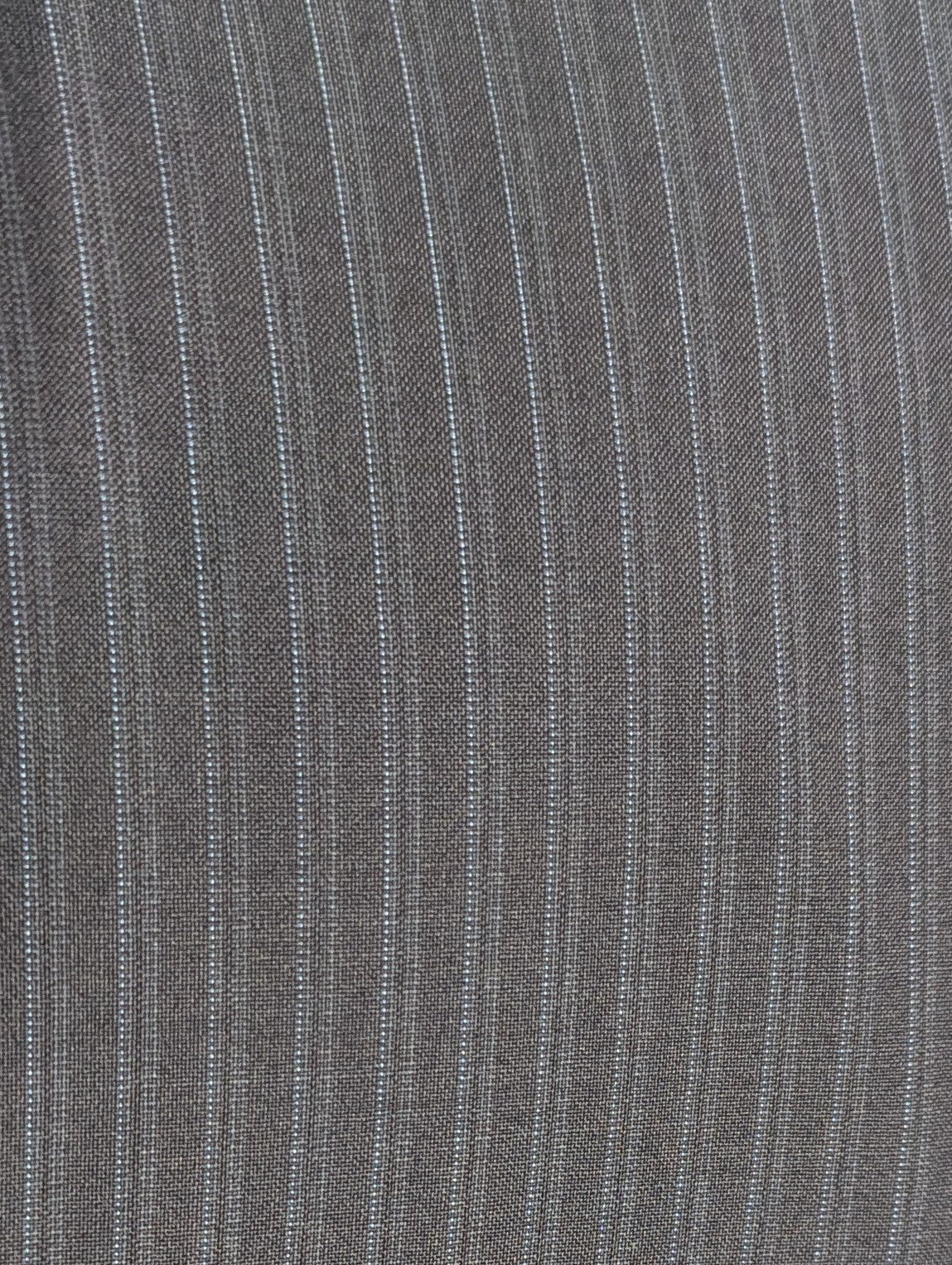 Canali Navy Pinstriped 100% Wool Suit 40L